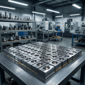 Bloc d'acier usiné CNC de précision avec diamètre de perçage personnalisé, tolérance dimensionnelle stricte et production OEM pour outil industriel - Product Image 3