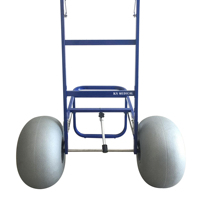 Chariot de plage multifonction pliable KSW6 en acier carbone durable pour la pêche et le transport – Vente en gros