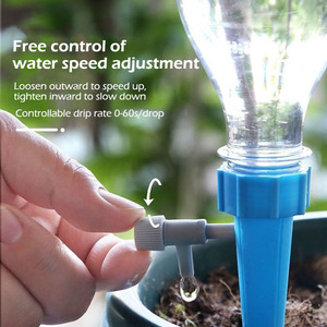 automatique Spike Flower Cone Dripper Dispositif d'arrosage automatique Spike Dripper Garden Plastic Plant Watering Spike - Product Image 3