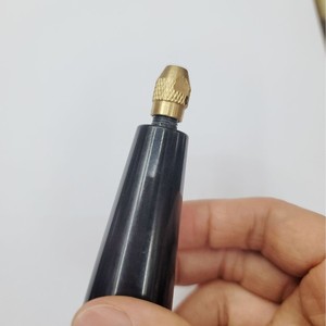 <b>Leather</b> Punch <b>Tool</b> Black Plastic Handle Brass Tip For Arts And Crafts Diy Use - Product Image 3