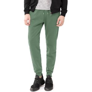 Men's Warm Fleece Sweatpants Sherpa <b>Lined</b> Winter Track <b>Pants</b> Rib Bottom Green 3XL - Product Image 5