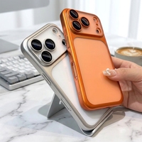 Film de protection d'objectif d'appareil photo transparent mat à couverture intégrale pour iPhone 15 16 17 18 Pro Max 17 Air, coques antichoc plaquées