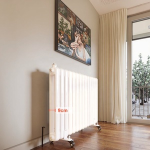 Nouveau design 14 colonnes radiateurs en acier amovibles télécommande électrique Wi-Fi contrôlée <span class=keywords><strong>eau</strong></span> remplie <span class=keywords><strong>pour</strong></span> une utilisation hospitalière forme carrée - Product Image 1