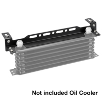 Kit de Soporte Universal para Enfriador de Aceite, Adaptador de Radiador para Enfriador de Aceite de Transmisión, Kit de Montaje Ajustable