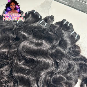 Mèche de <span class=keywords><strong>Cheveux</strong></span> Bruts Cambodgiens 100% Non Traités Vente en Gros Fournisseur <span class=keywords><strong>Cheveux</strong></span> Humains Indiens Vietnamiens Remy Vierges à Cuticules Alignées - Product Image 2