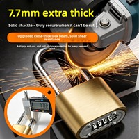 Cadenas à combinaison de bonne qualité, serrure à code à 4 chiffres en zinc pour bagages, valises, agendas et dortoirs