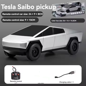 Coche de Control Remoto Cybertruck RC1:14 2024, Plateado, de Alta Velocidad, para Carretera, Regalo de Cumpleaños y Navidad para Niños, Juguete de Coche Todoterreno - Product Image 6