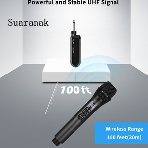ไมโครโฟนไร้สายแบบไดนามิกคุณภาพสูง D300 2 ตัว พร้อมตัวรับสัญญาณไร้สาย สำหรับร้องคาราโอเกะ พูด หรือสอน - Product Image 4