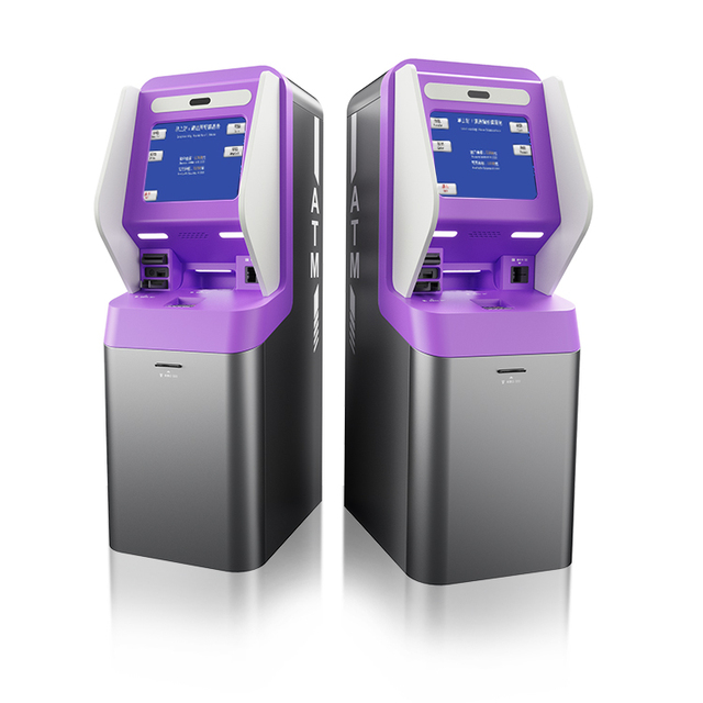 All in One Cash Currency Exchange Kiosk Touch Screen Self Service Atm Machine with Cash Acceptor Passport Scanning