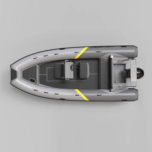 Bateau de pêche gonflable de luxe à coque rigide en aluminium Hypalon de 4.5m - Product Image 2