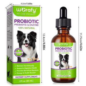 WORAFY يدعم البروبيوتيك في الجهاز الهضمي الإنزيمات البريبيوتيك إسقاط الأمعاء صحة الحيوانات الأليفة الكلب البروبيوتيك ملحق للكلاب - Product Image 6