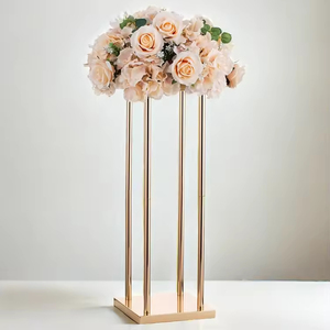 Adornos de Boda de Alta Calidad, Columnas Decorativas <span class=keywords><strong>para</strong></span> <span class=keywords><strong>Mesa</strong></span>, Jarrones Dorados, Pasillos de Hierro, Bases <span class=keywords><strong>para</strong></span> Pasillos y Soportes Metálicos <span class=keywords><strong>para</strong></span> Flores - Product Image 6