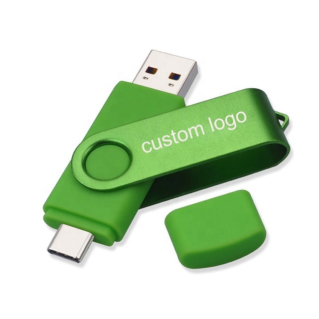 Custom Type-C Usb Flash Drive 32gb 64gb 128gb Flash Memory 16 Gb for Smartphones 2 in 1 Cle Usb 3.0 2.0 OTG Pendrive
