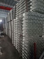 Sistema de Andamios de Acero Galvanizado con Anillo de Bloqueo, Plataforma de Andamio Modular para Construcción Completa, Plataforma de Andamio de Alta Resistencia para Construcción Industrial