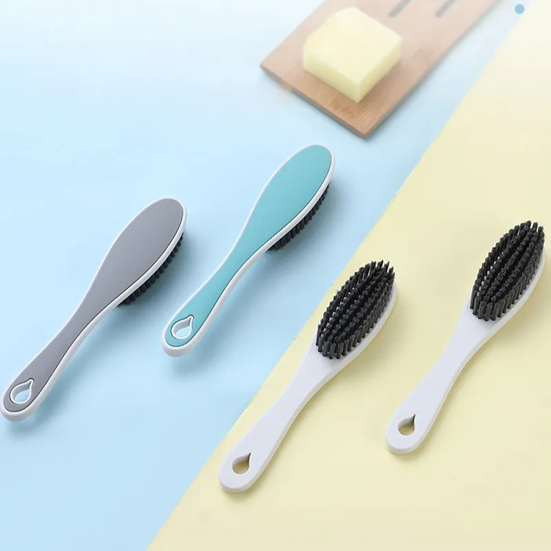 Sophisticated Technology Long-Handled Clothes Cleaning Brush Natural Logo Versatile Use for Shoe Home Cleaning and Laundry