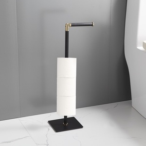 Modern Stainless Steel Modern Freestanding <strong>Toilet</strong> <strong>Paper</strong> Holder Stand - Product Image 1