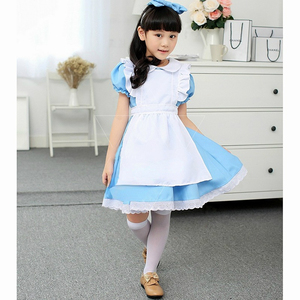 Drop Ship Halloween Kids Girls Anime Party Dress Child <span class=keywords><strong>Sissy</strong></span> Cosplay <span class=keywords><strong>Maid</strong></span> Lolita Cosplay Costume - Product Image 4