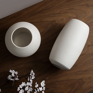 Nuovo Design Minimalista <span class=keywords><strong>Vaso</strong></span> in Ceramica per Decorazione Tavola, <span class=keywords><strong>Vaso</strong></span> per Fiori in Argilla Ceramica Nordica Fatto a Mano <span class=keywords><strong>con</strong></span> Effetto Filigrana - Product Image 4