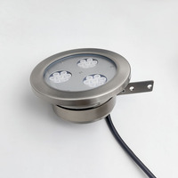 Lumière de fontaine LED extérieure CE DMX 12V 24V blanc chaud RGB 12W 15W 18W 27W 36W en acier inoxydable IP68 étanche Ra80 CRI dimmable