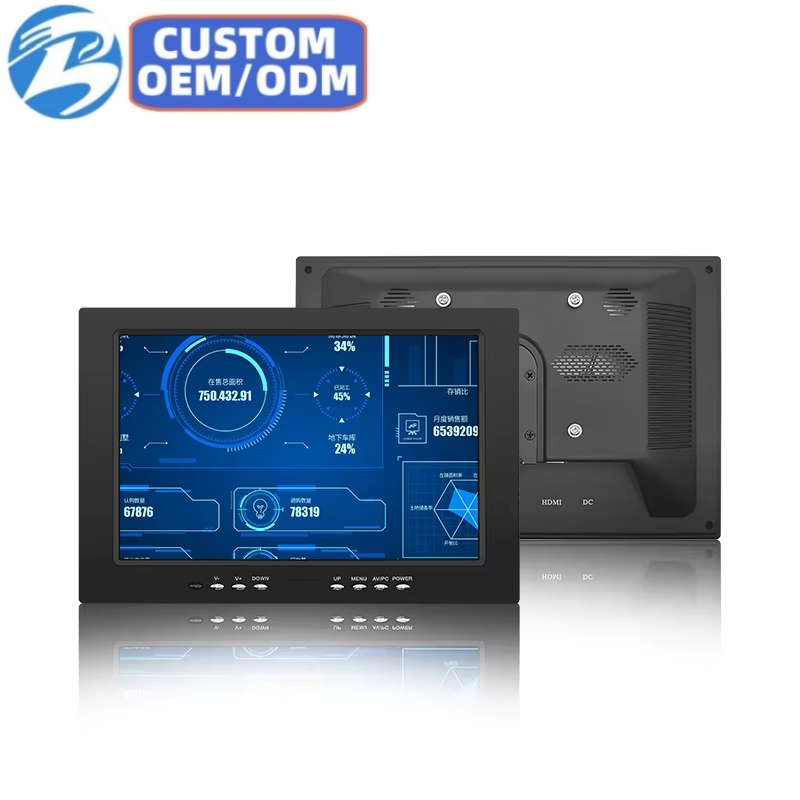 Wholesale 10.1 Inch LED LCD Monitor Plastic Casing Widescreen Support Wall Mounted Stand IPS 1280*800 Desktop Use