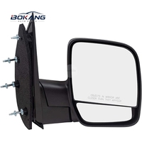 Rétroviseur latéral manuel avec boîtier noir pour remplacement Ford Econoline 2003-2014