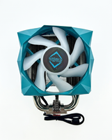 Enfriador de Aire para CPU X5 con Ventilador de 120 mm y 4 Pines PWM, Compatible con LGA1366/775 y AMD AM4/FM1