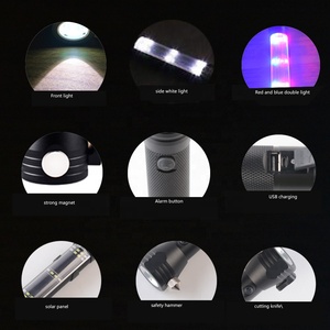 Siêu sáng LED Chiếu Sáng Đèn lồng du lịch ngoài trời tự lái tour du lịch cầm tay tiết kiệm cuộc sống búa đèn pin sạc năng lượng mặt trời - Product Image 6