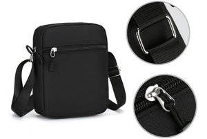 Bolsa de Ombro Casual Simples para Viagem, Mini, Oxford, Multifuncional, Masculina, Unissex, Pequena, para Celular - Product Image 6