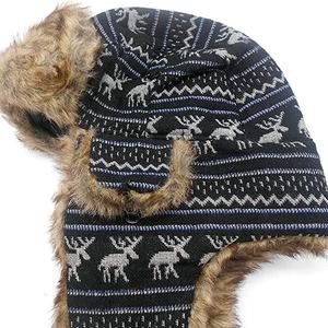 Invierno soldado sombrero lana mezcla Buffalo Check Imitación Piel <span class=keywords><strong>aviador</strong></span> al aire libre piloto de bombardero sombrero de esquí - Product Image 1