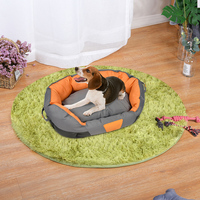 2024 nuevo estilo transpirable barato cama Ovalada para perros de lujo impermeable ultra suave sofá cama para perros cama para mascotas para viajes al aire libre