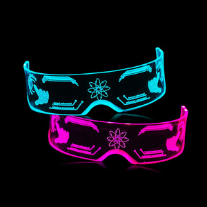 <span class=keywords><strong>Lunettes</strong></span> LED Lumineuses avec Effet Ciel Étoilé Clignotant et Stroboscopique pour Fêtes de Remise de Diplôme et Soirées en Boîte de Nuit (YW-CF04) - Product Image 1
