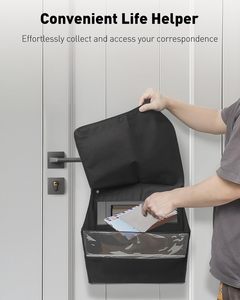 Large Size Front Door Mailbox <strong>Basket</strong> Indoor Letter Box Catch Interior <strong>Letterbox</strong> Cover Mail Slot Catcher for Door - Product Image 6