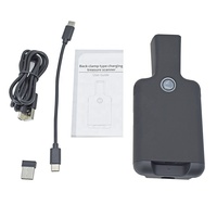 Escáner de Código de Barras Inalámbrico Portátil con Clip Trasero para Teléfono, Láser 1D, Compatible con Teléfonos IOS, Windows y Android