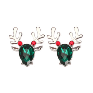 Pendientes de Cristal con Diseño de Dibujos Animados, Tema Navideño, Cuarzo Arcoíris, Bisel, Joyería para Fiestas, Unisex, Diseño Bonito 2023 - Product Image 5