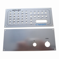Panneaux en aluminium sablé sur mesure pour amplificateurs audio et panneaux en alliage d'aluminium usinés par CNC