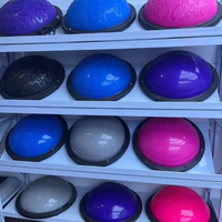 Machine d'entraînement créative pour le sport et le yoga, appareil de fitness Pilates, demi-ballon d'équilibre pour le yoga, entraîneur Pilates, ballon d'ondulation rapide