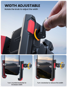 Support <span class=keywords><strong>de</strong></span> téléphone pour moto Lamicall BP12 avec amortissement des chocs, fixation rapide 1s, support <span class=keywords><strong>de</strong></span> vélo, pince <span class=keywords><strong>de</strong></span> fixation, accessoires <span class=keywords><strong>de</strong></span> <span class=keywords><strong>course</strong></span> - Product Image 4