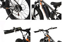 Vente en gros chaude 1000W 50 KM/H vélo de route de ville électrique à pneu plat vélo électrique pour la chasse