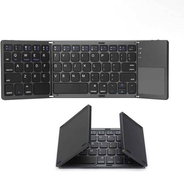 Oem Layout German English Arabic Keyboard Desktop Computer Mini Portable Keyboards Folding Wireless Keyboard