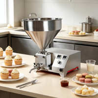 Machine de dépose de chocolat, de crème et de biscuits pour table de magasin alimentaire
