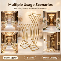Support à fleurs en fer en forme de cube, style sirène, nouveau modèle, pour décoration de lieux de mariage, banquets d'hôtel, vitrines et accessoires de saison des fêtes