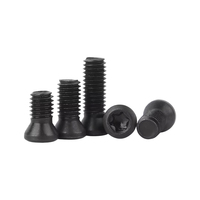 Vis Torx noire de grade 12.9 pour porte-outil CNC, fraise et insert M1.6 M1.8 M2 M2.2 M2.5 M3 M3.5 M4 M4.5 M5 M6
