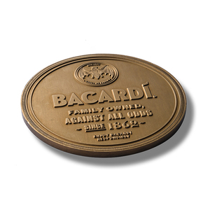 Customized Promotional Logo Animal Round Metal <b>Table</b> <b>Coaster</b> - Product Image 2