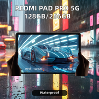 Pour Redmi Pad Pro 5G Global Nouveau 14 pouces Tablette PC Android 14 intelligente avec double caméra Écran tactile WiFi pour les entreprises, les enfants et l'usage domestique