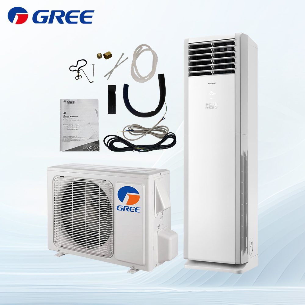 Для Gree R32 с быстрым нагревом, охлаждение 24000btu, электрический кондиционер, башня, кондиционеры для гостиниц, бытовые сплит-тип, напольный воздух