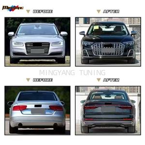 ชุดแต่งกันชนหน้ารถยนต์พลาสติก PP แบบขันเกลียว ดีไซน์ Harch รุ่นใหม่ปี 2023 สำหรับ <span class=keywords><strong>Audi</strong></span> <span class=keywords><strong>A8</strong></span> A8L พร้อมช่องสำหรับเซ็นเซอร์ช่วยจอด - Product Image 4