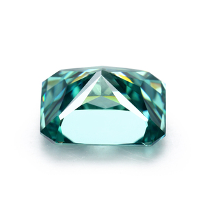Starsgem Fancy Green Color 3*5-9*11mm Corte radiante Moissanite verde - Product Image 3