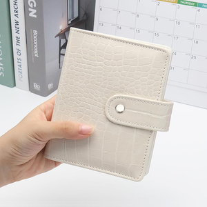 Tùy chỉnh kế hoạch chất kết dính máy tính xách tay <span class=keywords><strong>A5</strong></span> A6 Vòng chất kết dính Ngân Sách PU da Chất kết dính CLIP máy tính xách tay kế hoạch tổ chức - Product Image 4