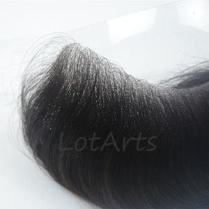 Toupet invisible pour hommes, aspect naturel, peau fine, pièce de cheveux - Product Image 6
