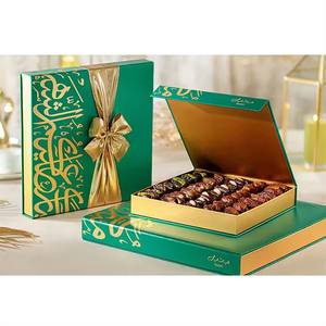 Boîte d'emballage de date de qualité supérieure Boîte cadeau en carton durable pour stocker et présenter les dates avec un design élégant pour les cadeaux et les événements - Product Image 3